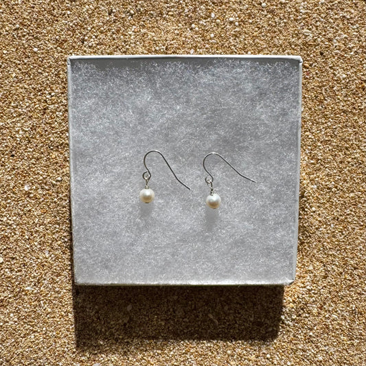 Sterling Silver Pearl Earrings